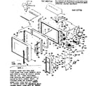 Kenmore 7479957710 oven section diagram