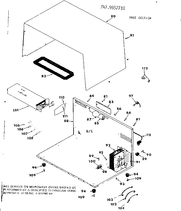 Base section