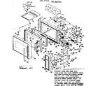 Kenmore 7479957711 oven section diagram
