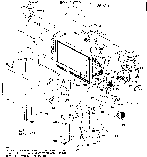 Oven section