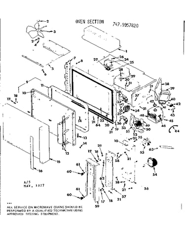 Oven section