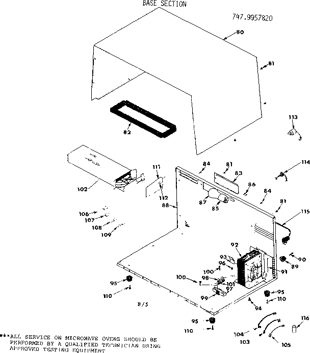 Base section