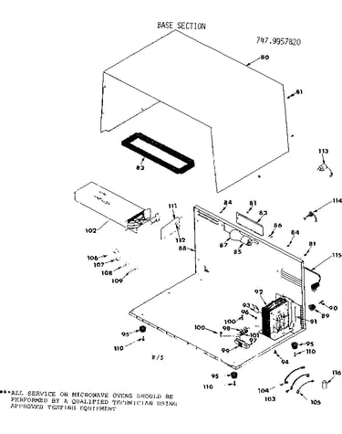 Base section