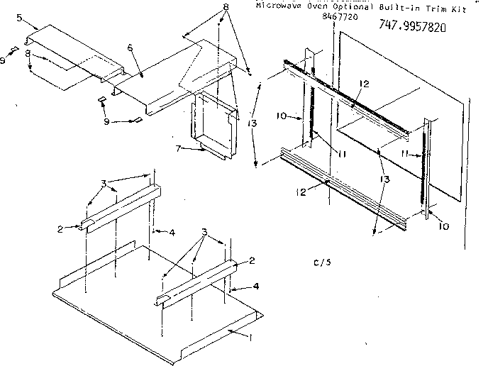 OPTIONAL BUILT-IN TRIM KIT 8467720