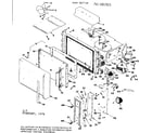 Kenmore 7479957821 oven section diagram