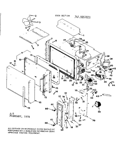Oven section