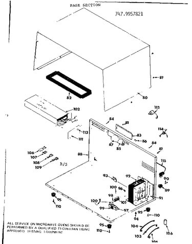 Base section