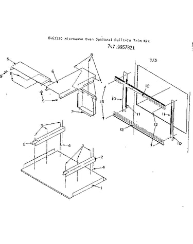 Optional built-in trim kit 8467720