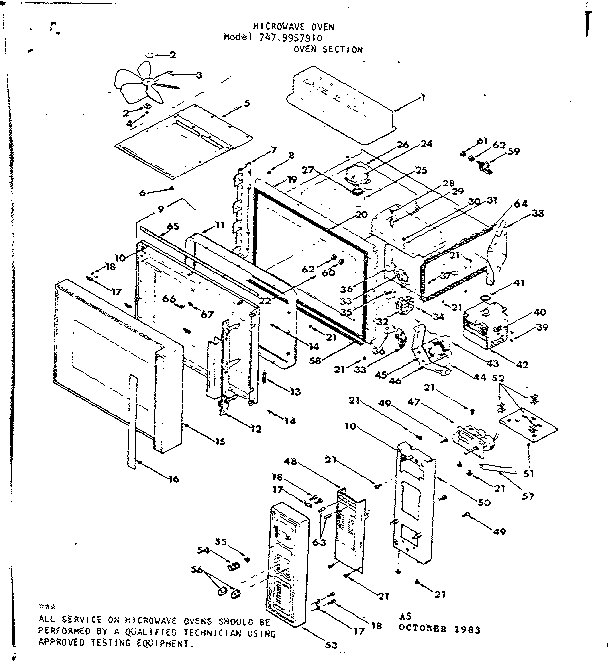 Oven section