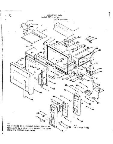 Oven section