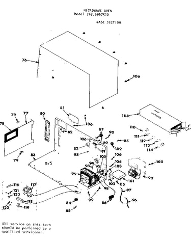 Base section