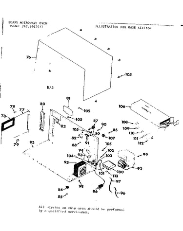 Base section