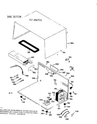 Base section