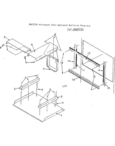 Optional built-in trim kit 8467720
