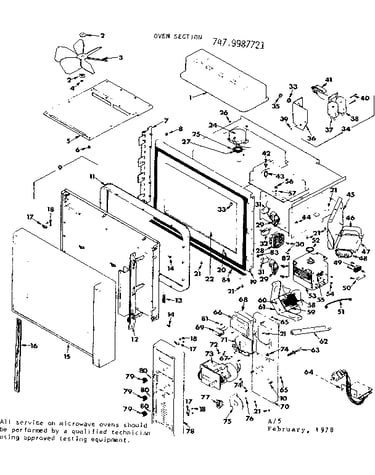 Oven section