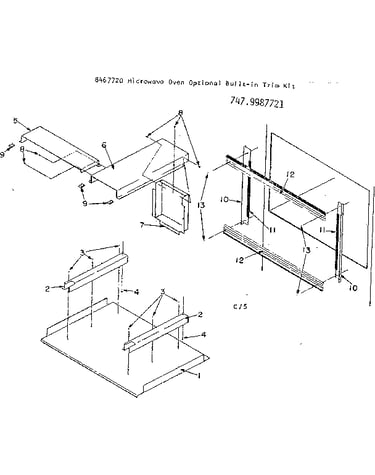Optional built-in trim kit 8467720