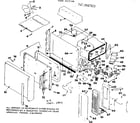 Kenmore 7479987820 oven section diagram