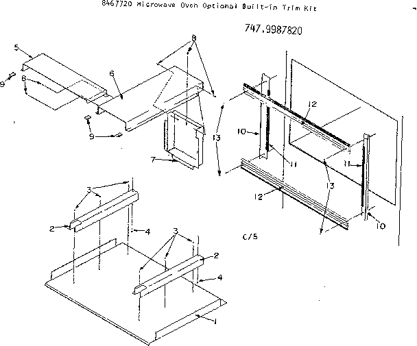 OPTIONAL BUILT-IN TRIM KIT 8467720