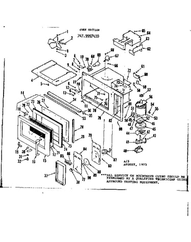 Oven section