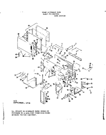 Oven section