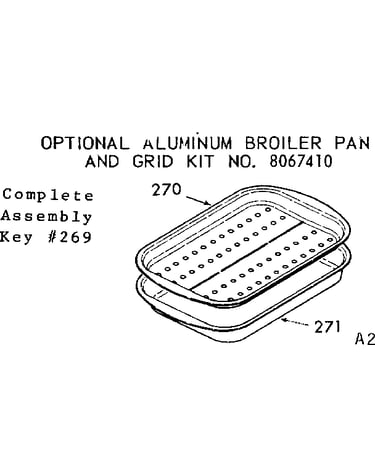 Optional broiler pan