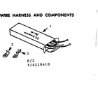 Kenmore 9114218490 wire harness and components diagram