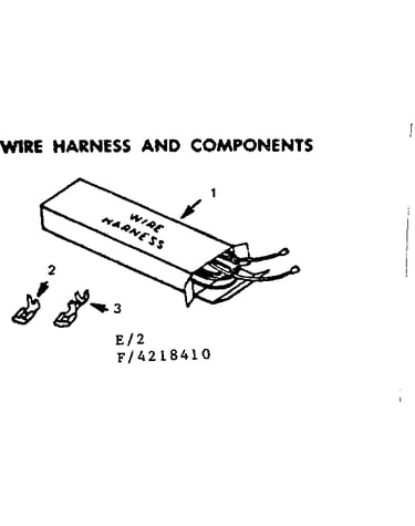 Wire harness and components