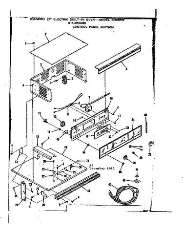 Control panel section