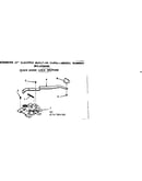 Oven door lock section