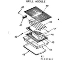 Kenmore 9114337910 grill module diagram