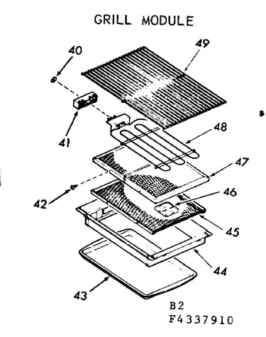 Grill module