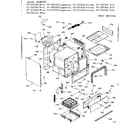 Kenmore 9116157640 body section diagram