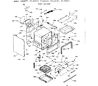Kenmore 9116157611 body section diagram
