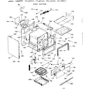 Kenmore 9116057611 body section diagram