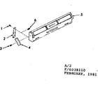 Kenmore 9116038110 backguard section diagram