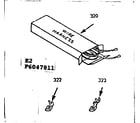 Kenmore 9116047811 wire harnesses and components diagram