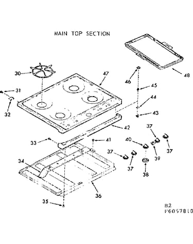 Main top section