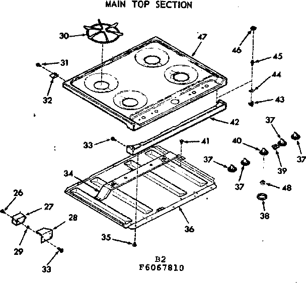 Main top section