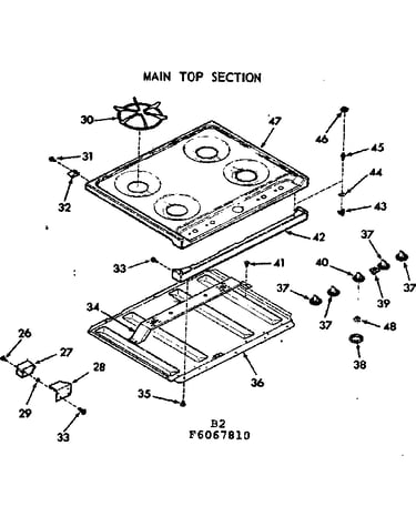 Main top section