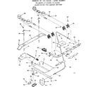 Kenmore 9116167811 burner section diagram