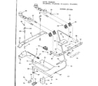 Kenmore 9116107812 burner section diagram