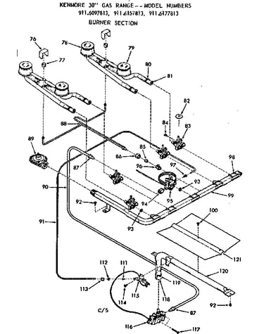 Burner section