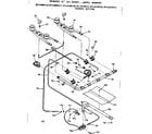 Kenmore 9116098110 burner section diagram