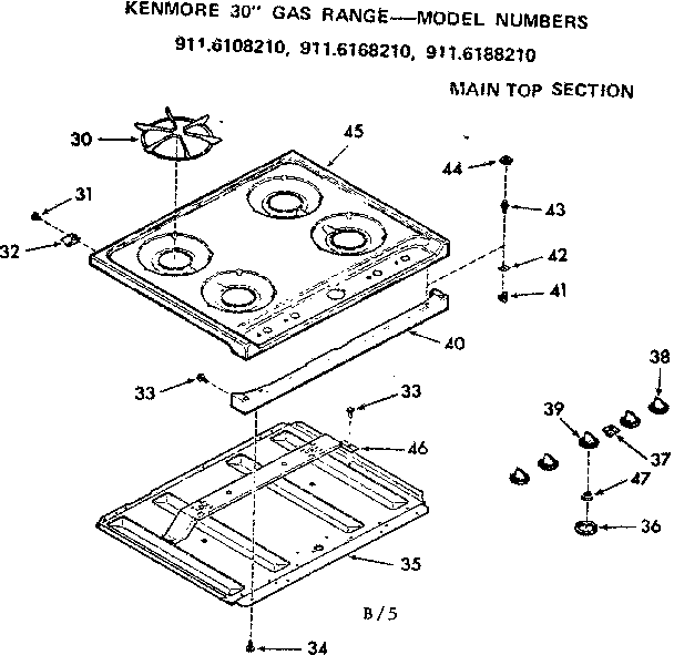 Main top section