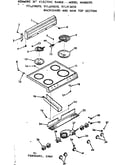 Backguard and main top section