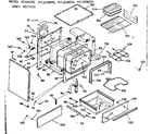 Kenmore 9116208010 body section diagram