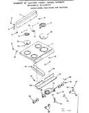 Backguard and main top section