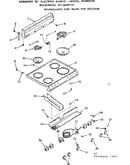 Backguard and main top section