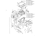 Kenmore 9116217444 body section diagram