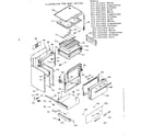 Kenmore 9116327425 body section diagram